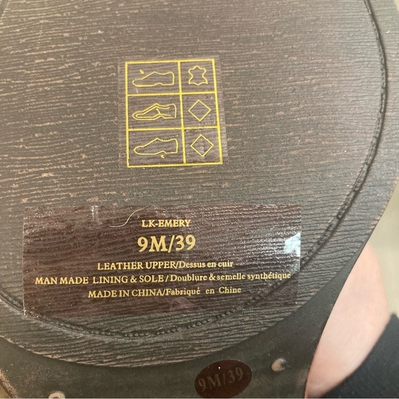 LUCKY BRAND  Sz 9 Odenah Stacked Heel Slip On Pointy Western Style Mules NEW - Picture 13 of 13